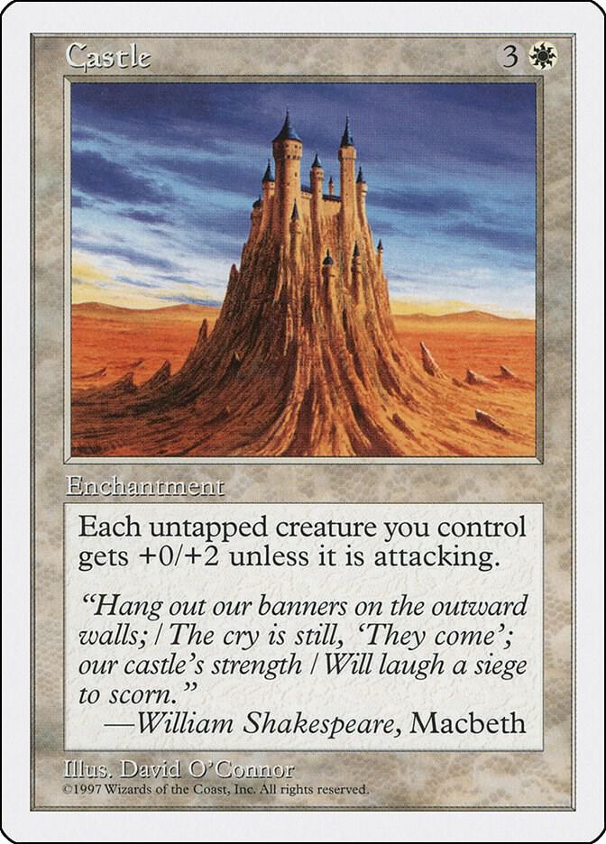 Castle card from Fifth Edition