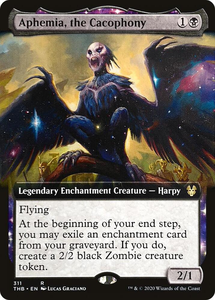 Aphemia, the Cacophony (Extended Art) 311 card from Theros Beyond Death