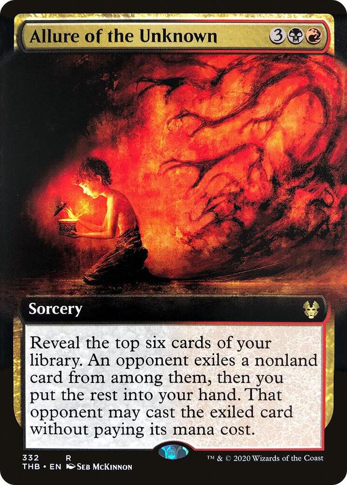 Allure of the Unknown (Extended Art) 332 card from Theros Beyond Death