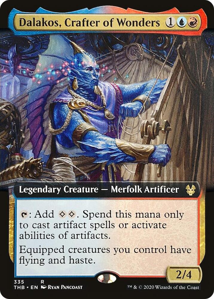 Dalakos, Crafter of Wonders (Extended Art) 335 card from Theros Beyond Death