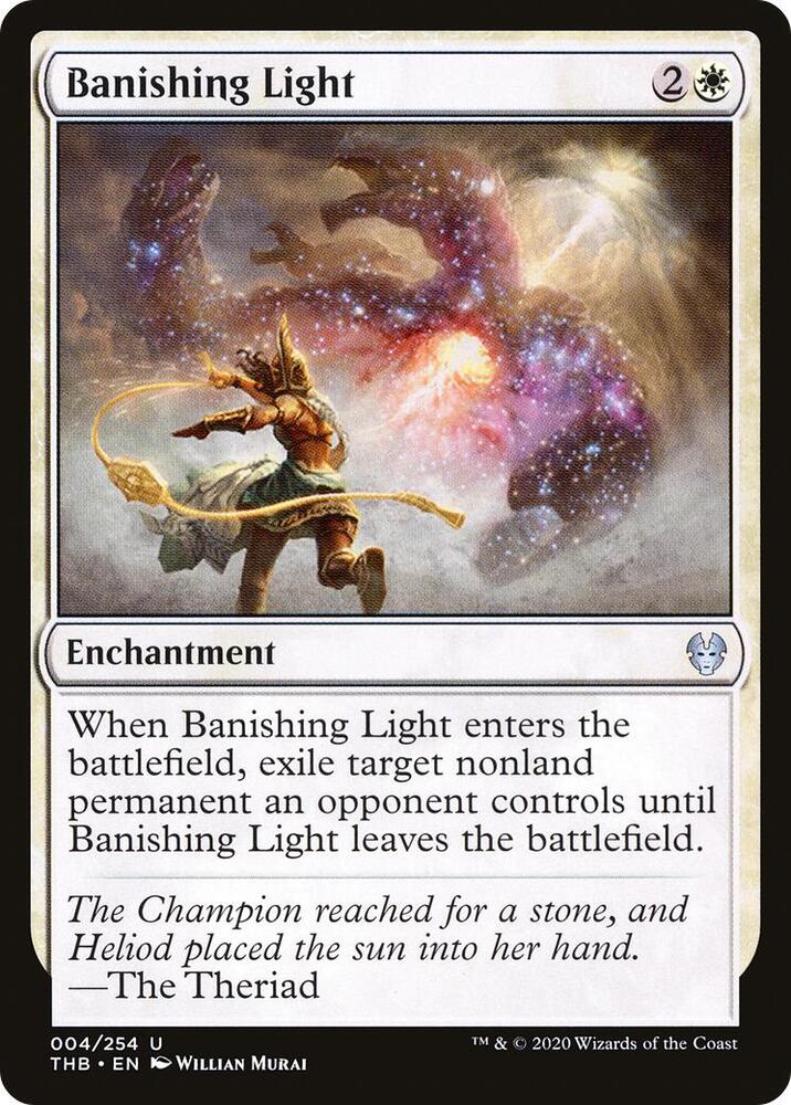 Banishing Light 4 card from Theros Beyond Death