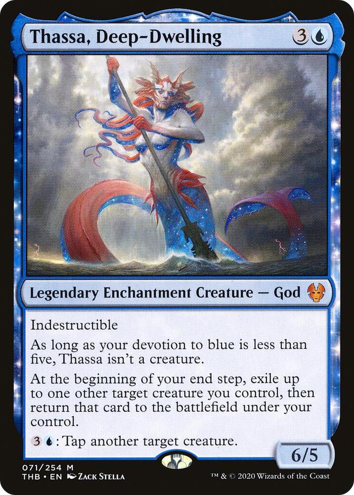 Thassa, Deep-Dwelling 71 card from Theros Beyond Death