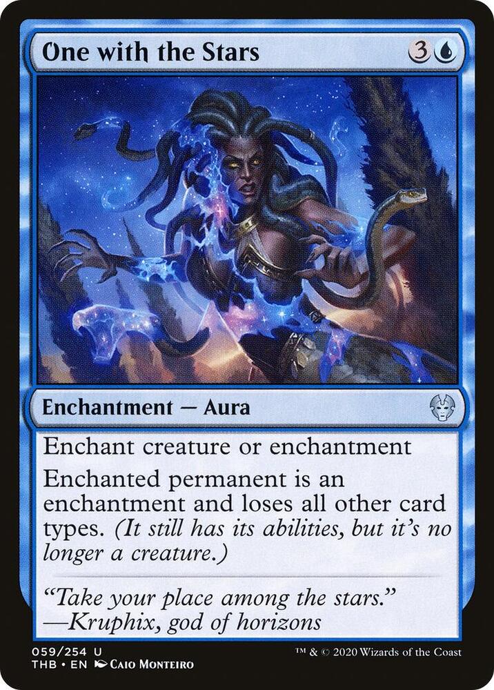 One with the Stars 59 card from Theros Beyond Death