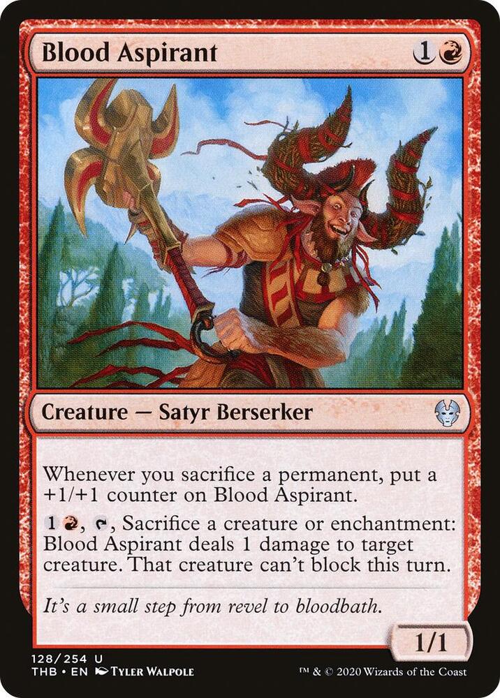 Blood Aspirant 128 card from Theros Beyond Death
