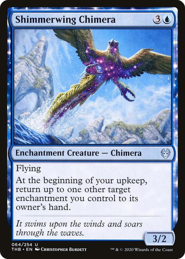 Shimmerwing Chimera 64 card from Theros Beyond Death