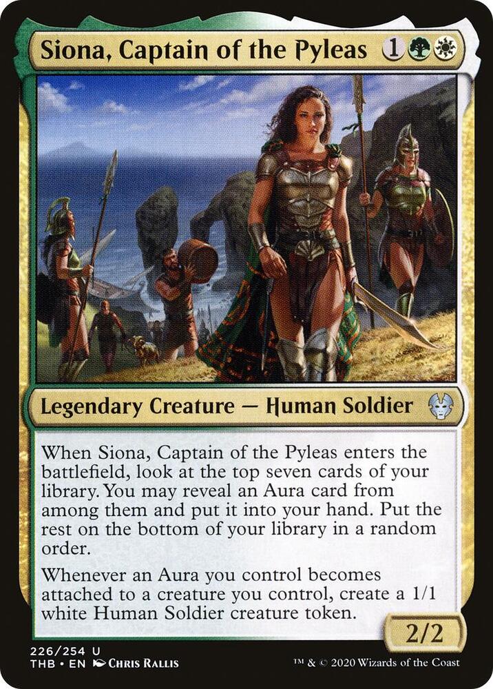 Siona, Captain of the Pyleas 226 card from Theros Beyond Death