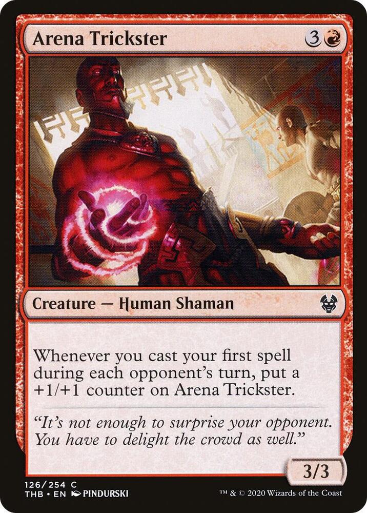 Arena Trickster 126 card from Theros Beyond Death