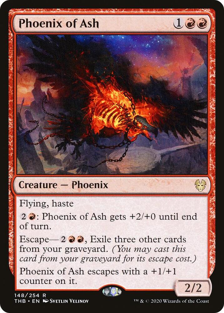 Phoenix of Ash 148 card from Theros Beyond Death