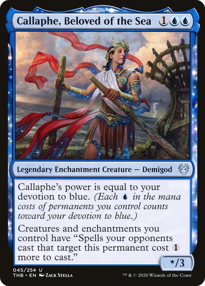 Callaphe, Beloved of the Sea 45 card from Theros Beyond Death