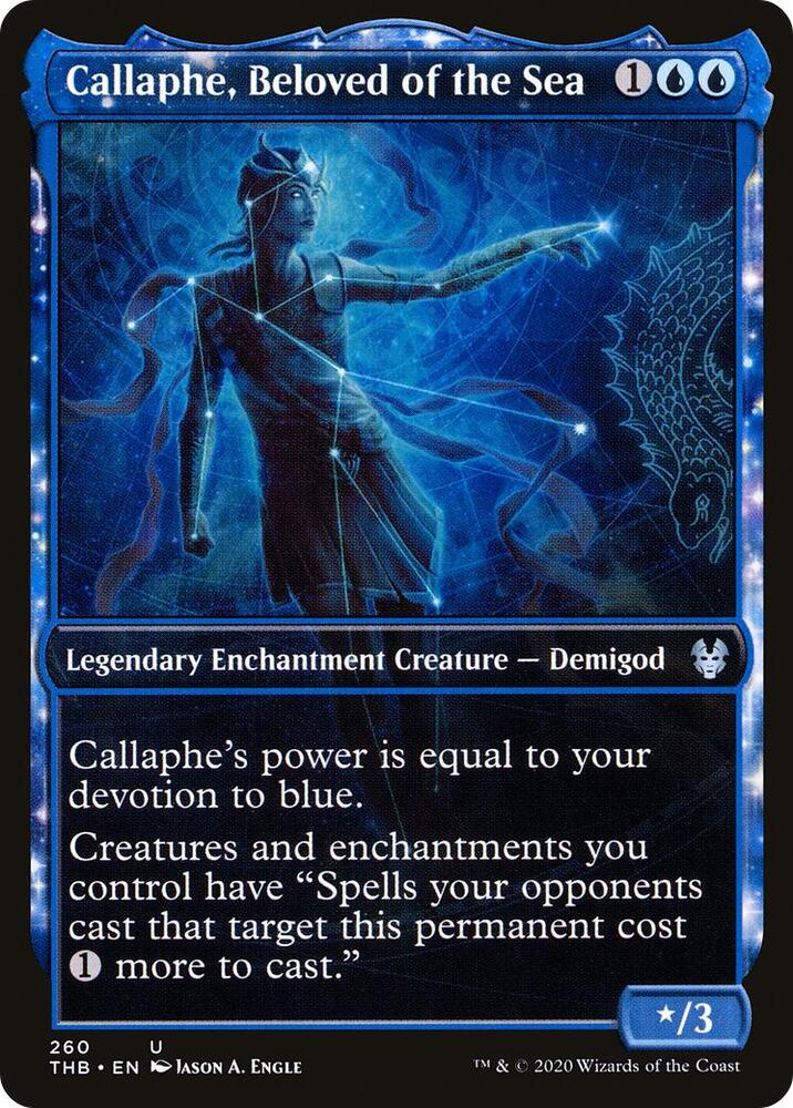 Callaphe, Beloved of the Sea (Showcase) 260 card from Theros Beyond Death