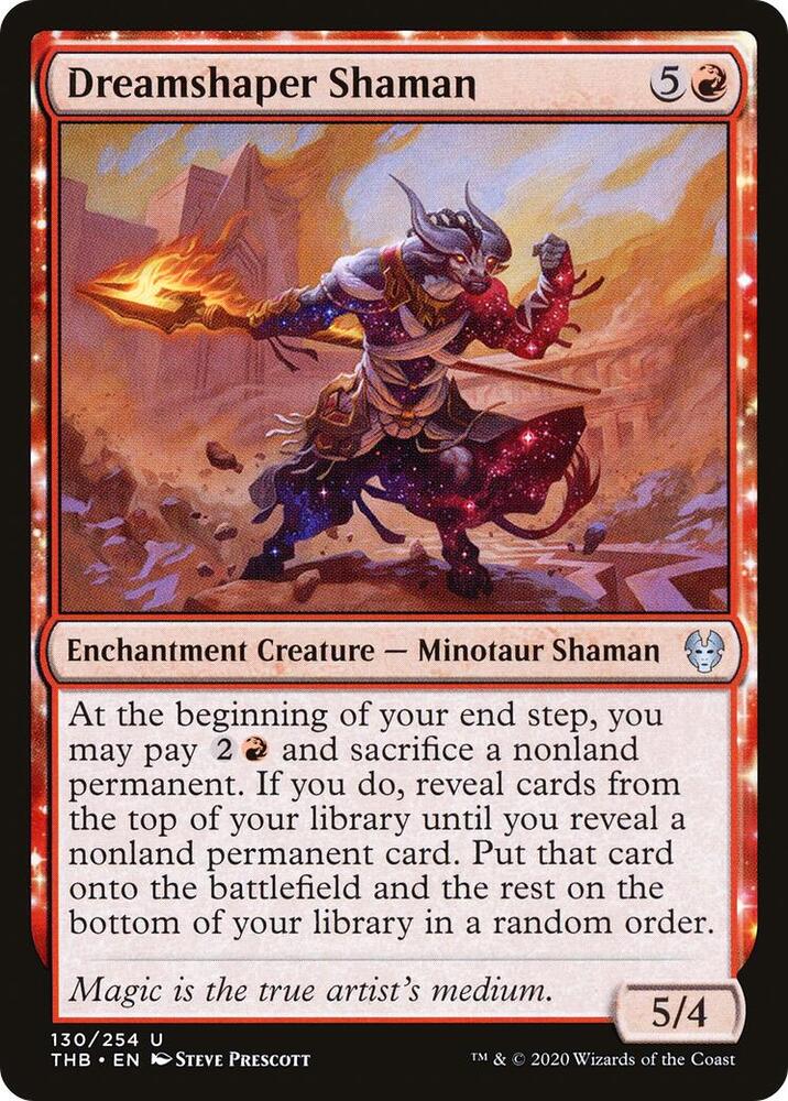 Dreamshaper Shaman 130 card from Theros Beyond Death