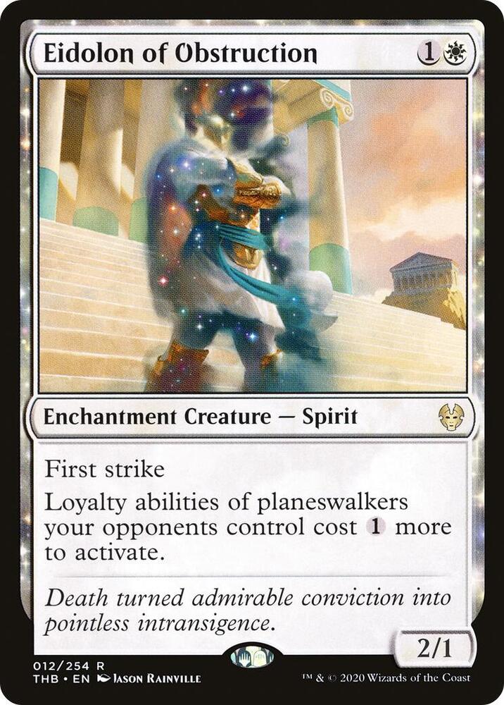 Eidolon of Obstruction 12 card from Theros Beyond Death