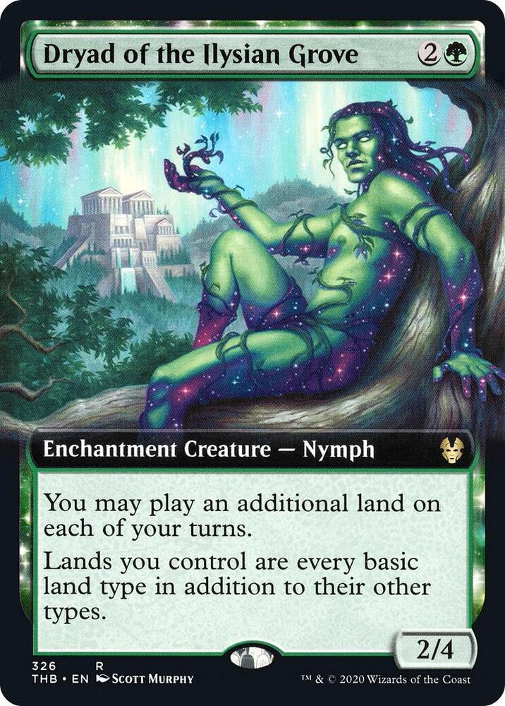 Dryad of the Ilysian Grove (Extended Art) 326 card from Theros Beyond Death