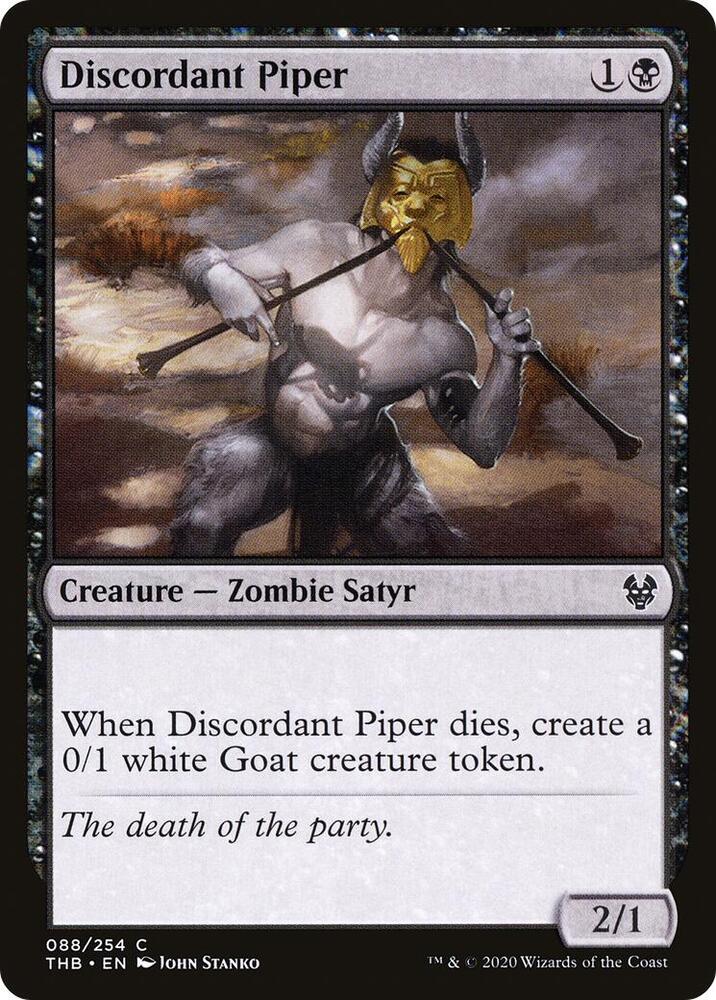 Discordant Piper 88 card from Theros Beyond Death