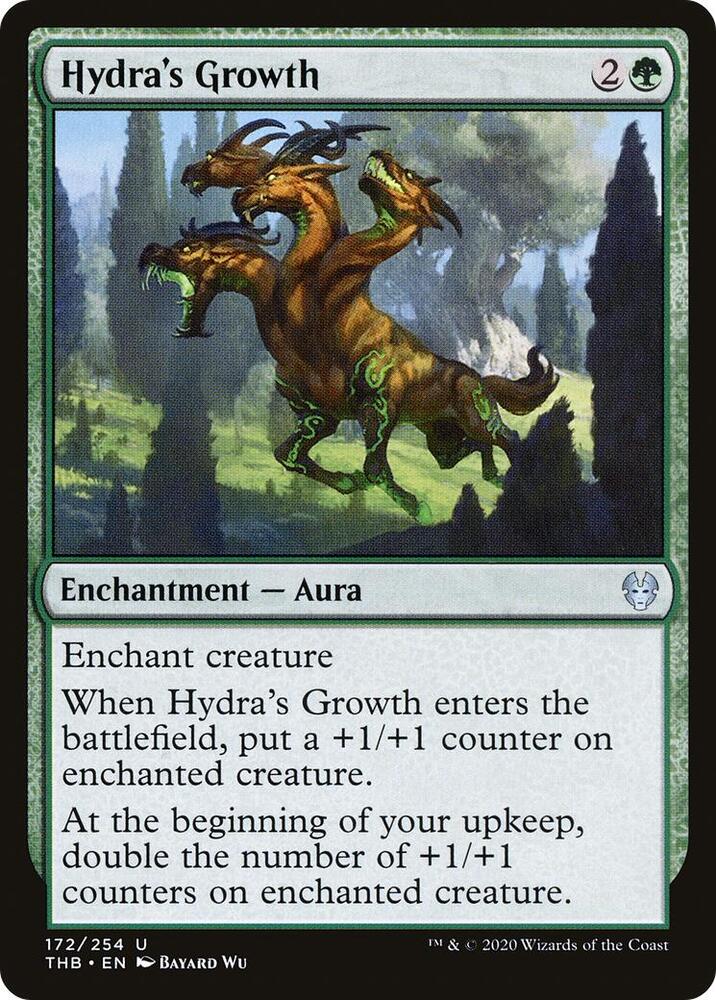 Hydra's Growth 172 card from Theros Beyond Death