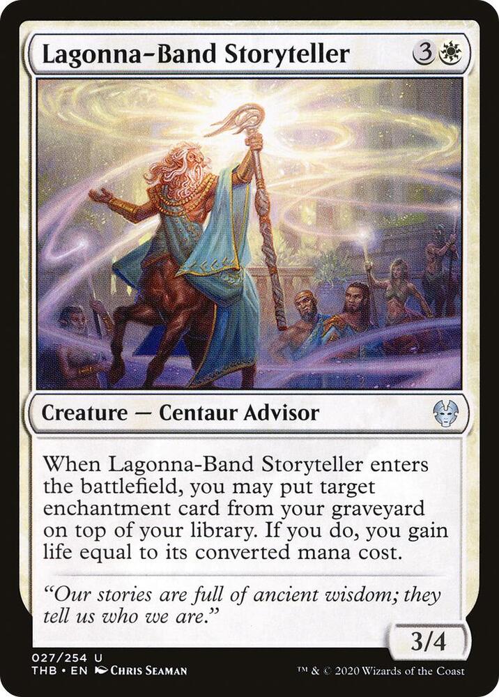 Lagonna-Band Storyteller 27 card from Theros Beyond Death