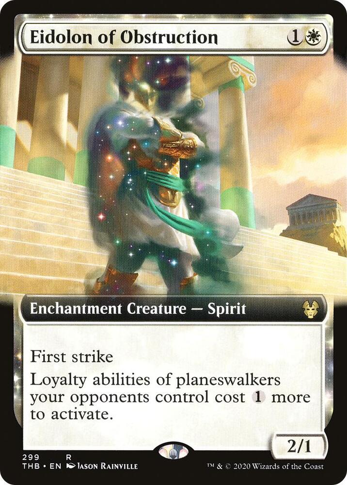 Eidolon of Obstruction (Extended Art) 299 card from Theros Beyond Death