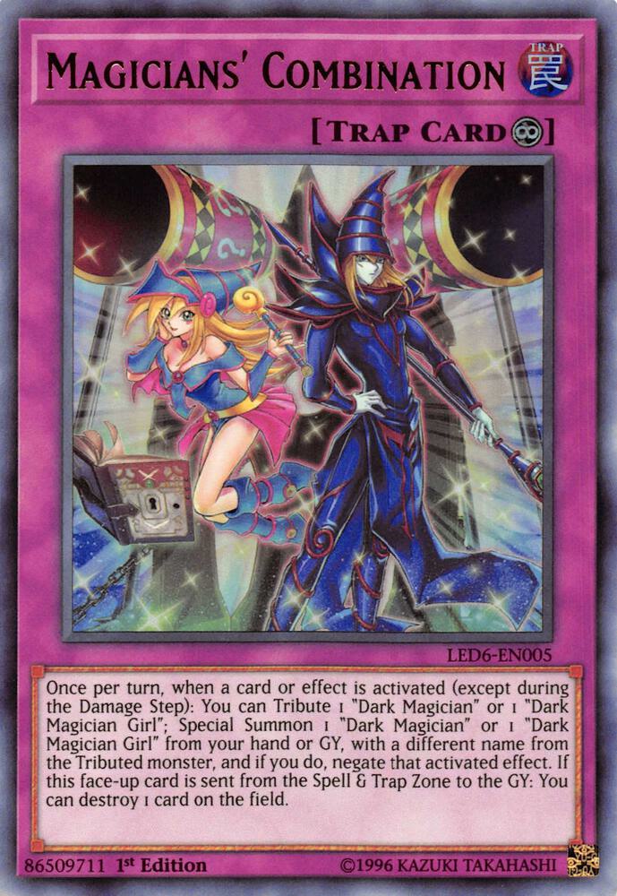 Magicians' Combination LED6-EN005 card from Legendary Duelists: Magical Hero