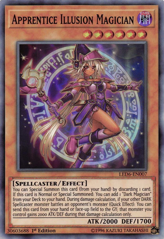 Apprentice Illusion Magician LED6-EN007 card from Legendary Duelists: Magical Hero