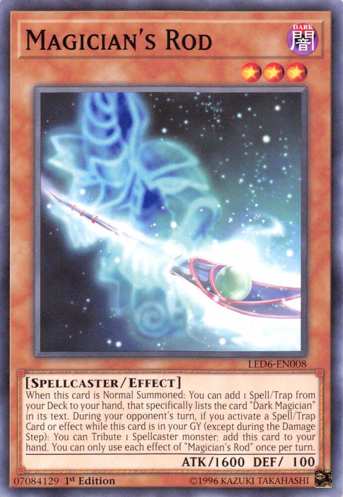 Magician's Rod LED6-EN008 card from Legendary Duelists: Magical Hero