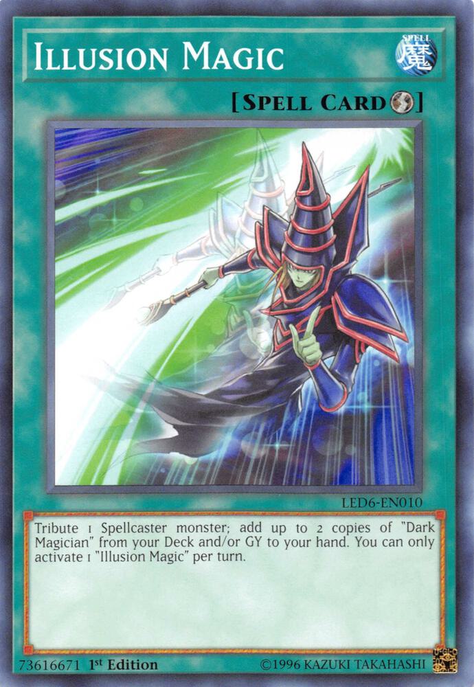 Illusion Magic LED6-EN010 card from Legendary Duelists: Magical Hero