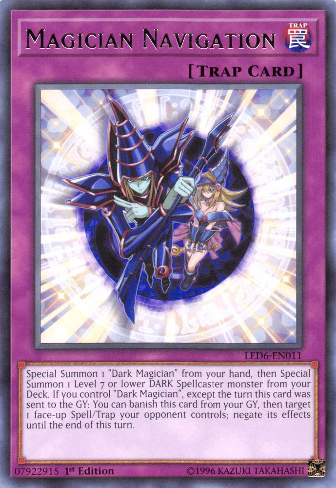 Magician Navigation LED6-EN011 card from Legendary Duelists: Magical Hero