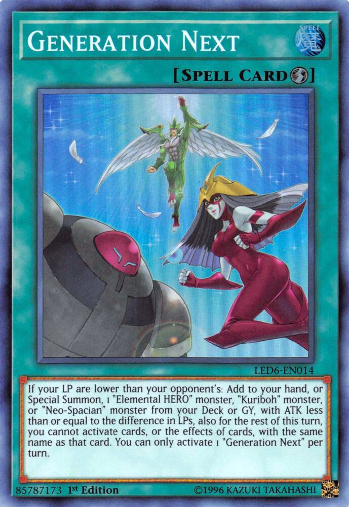 Generation Next LED6-EN014 card from Legendary Duelists: Magical Hero