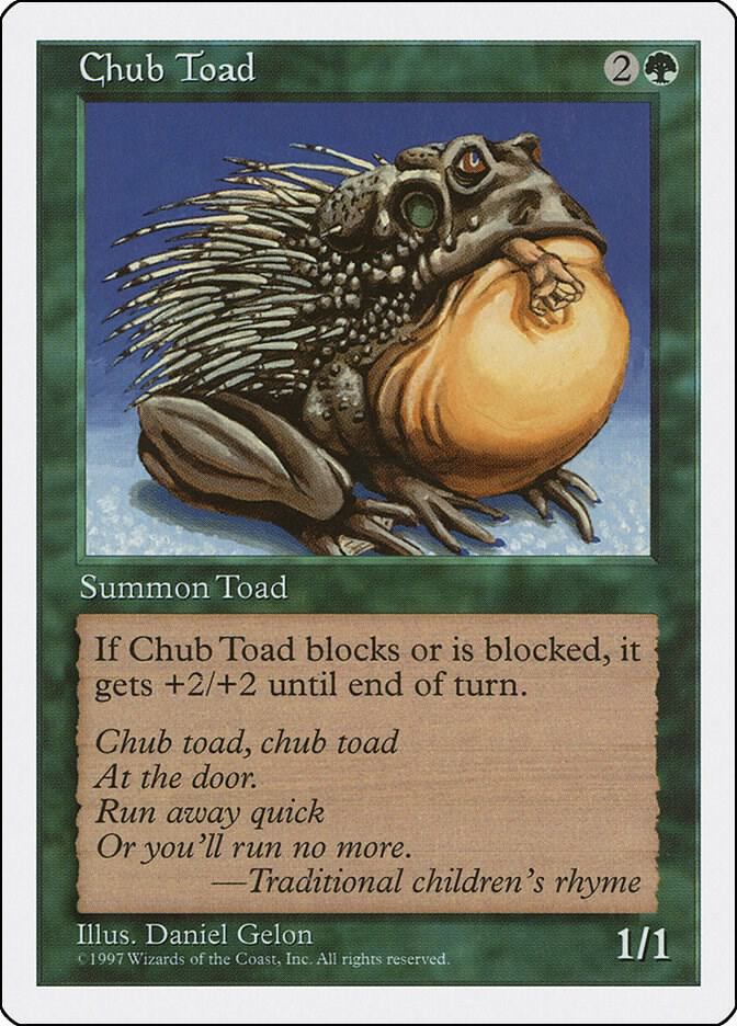 Chub Toad card from Fifth Edition
