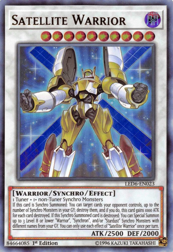 Satellite Warrior LED6-EN023 card from Legendary Duelists: Magical Hero