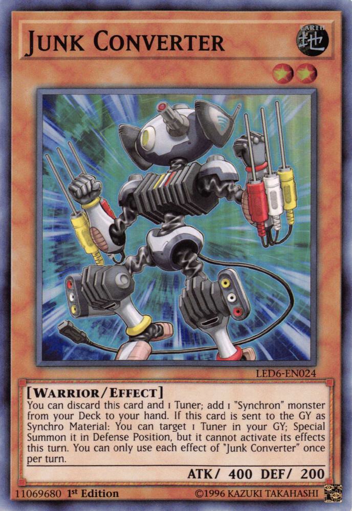 Junk Converter LED6-EN024 card from Legendary Duelists: Magical Hero