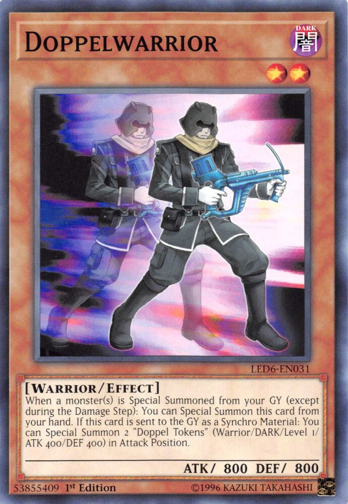 Doppelwarrior LED6-EN031 card from Legendary Duelists: Magical Hero