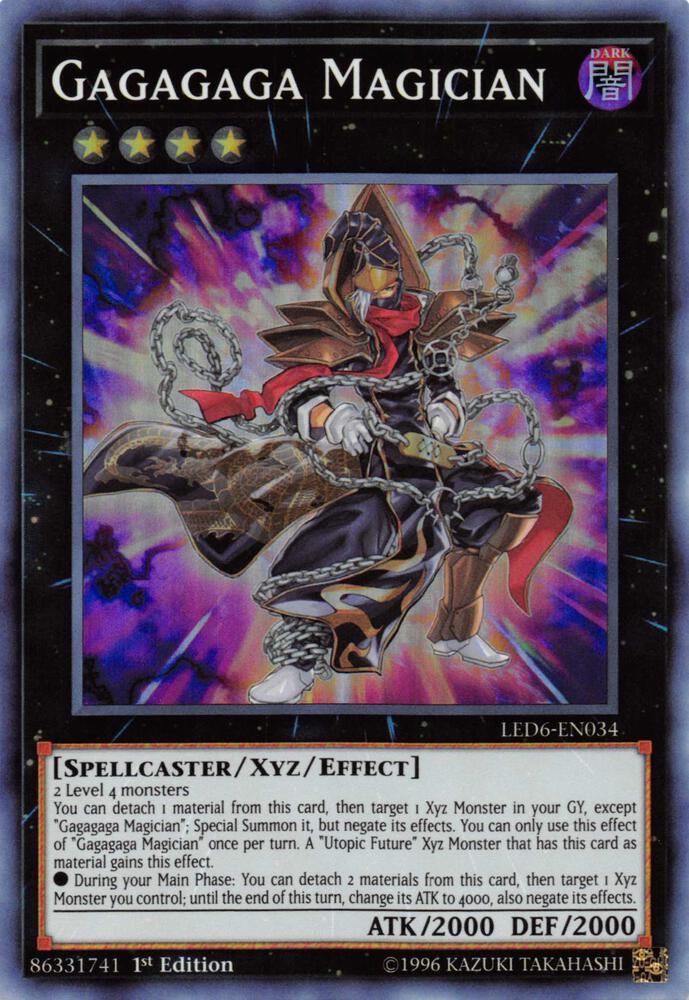 Gagagaga Magician LED6-EN034 card from Legendary Duelists: Magical Hero