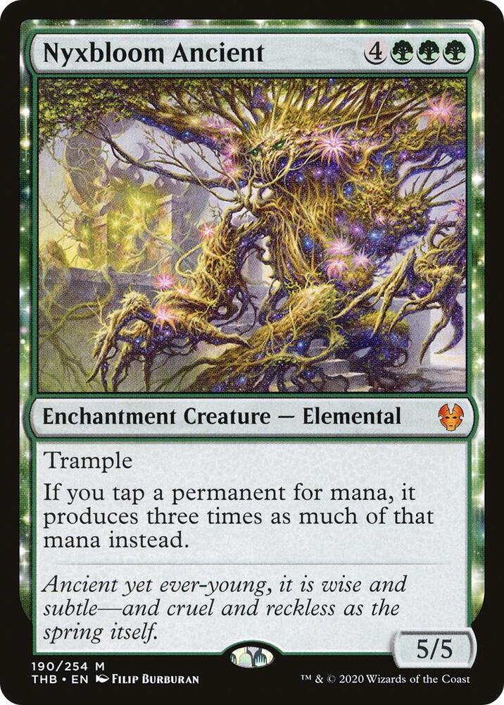 Nyxbloom Ancient 190 card from Theros Beyond Death