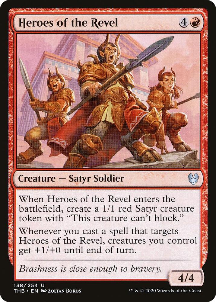 Heroes of the Revel 138 card from Theros Beyond Death