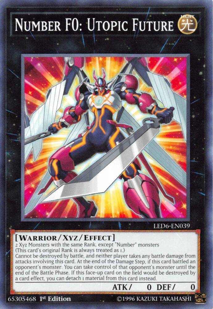 Number F0: Utopic Future LED6-EN039 card from Legendary Duelists: Magical Hero