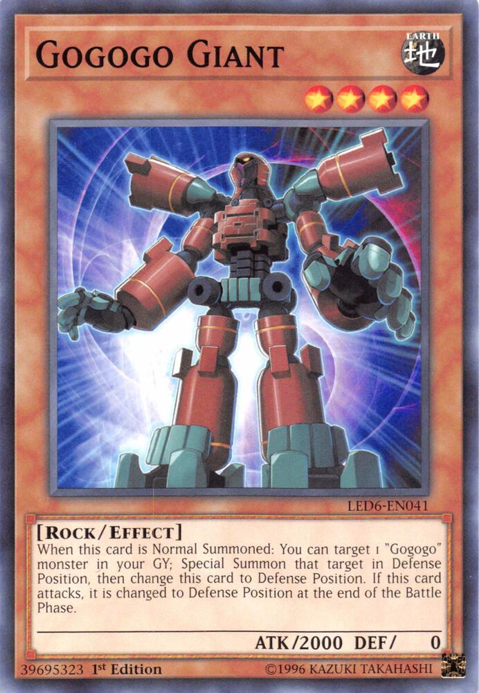 Gogogo Giant LED6-EN041 card from Legendary Duelists: Magical Hero