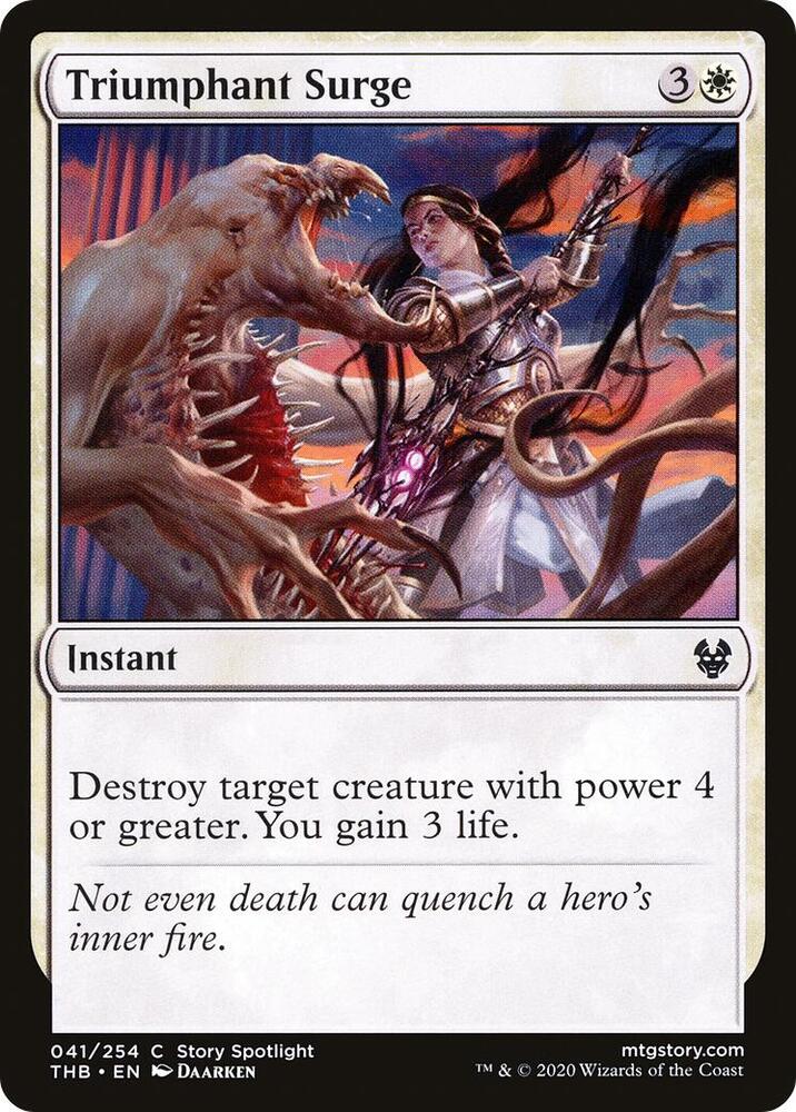 Triumphant Surge 41 card from Theros Beyond Death