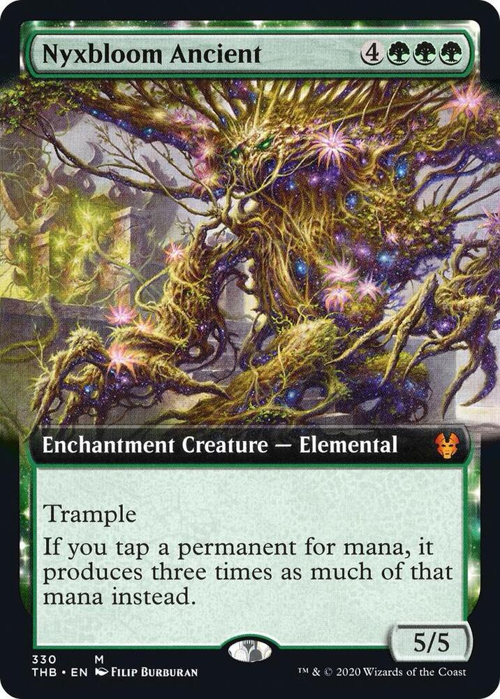 Nyxbloom Ancient (Extended Art) 330 card from Theros Beyond Death