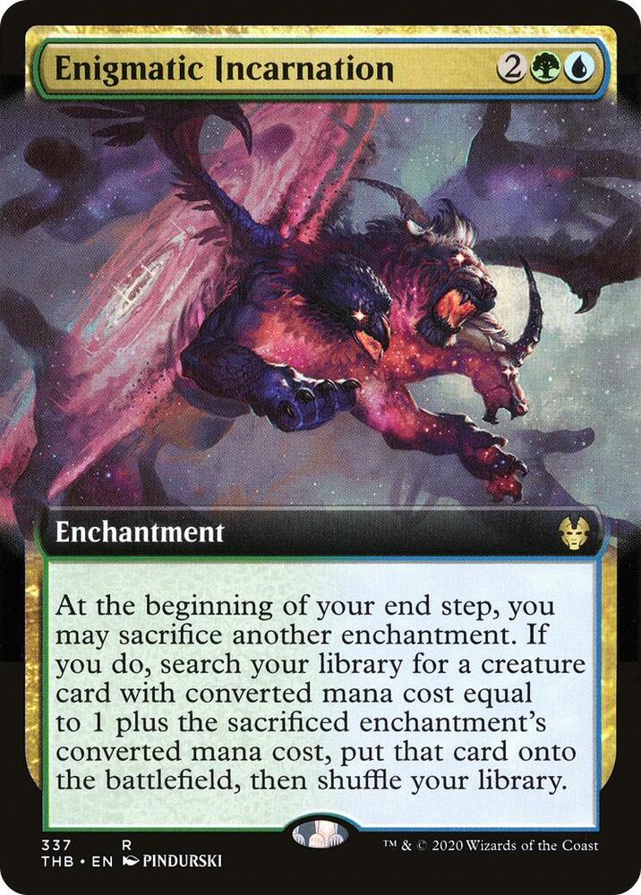 Enigmatic Incarnation (Extended Art) 337 card from Theros Beyond Death