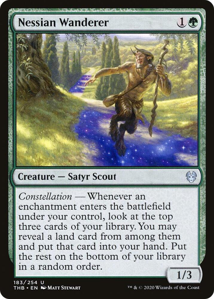 Nessian Wanderer 183 card from Theros Beyond Death