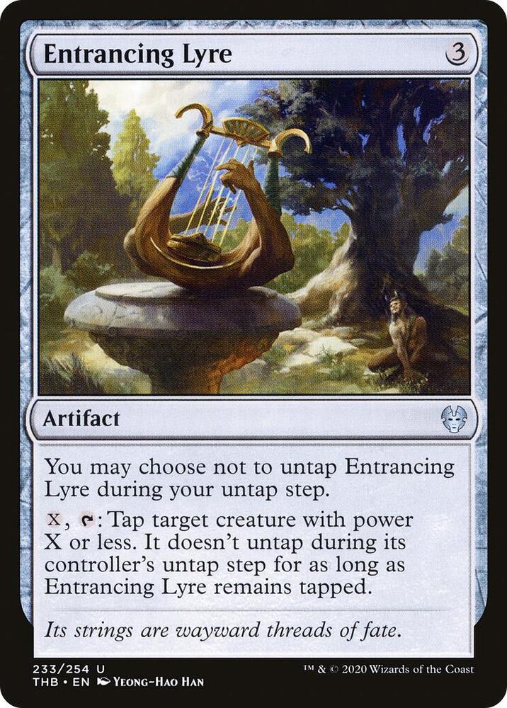 Entrancing Lyre 233 card from Theros Beyond Death