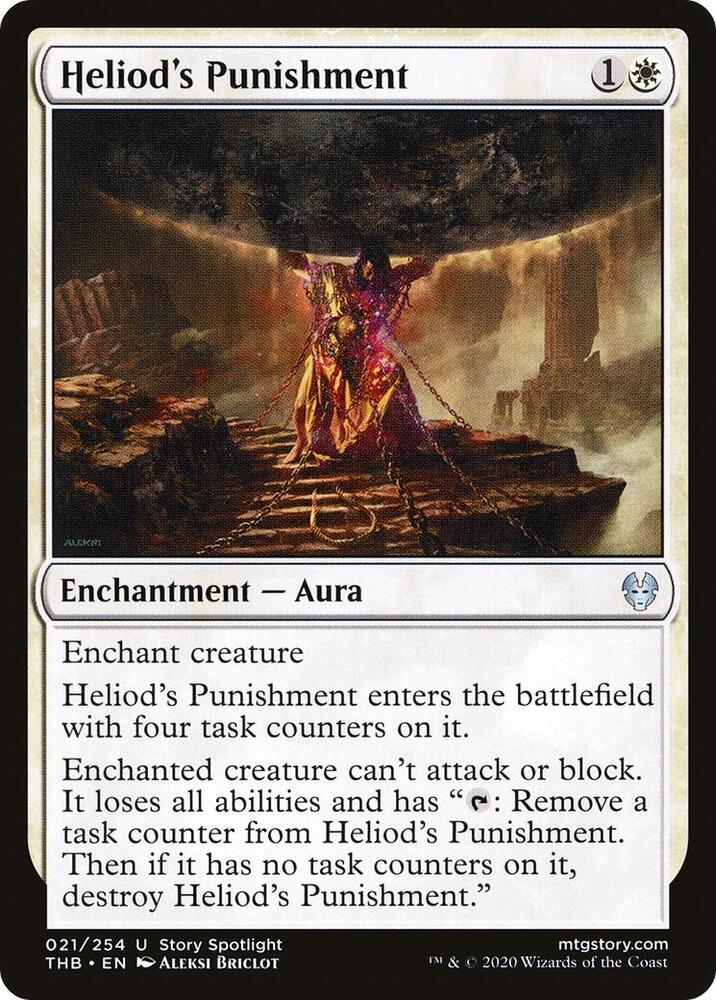 Heliod's Punishment 21 card from Theros Beyond Death