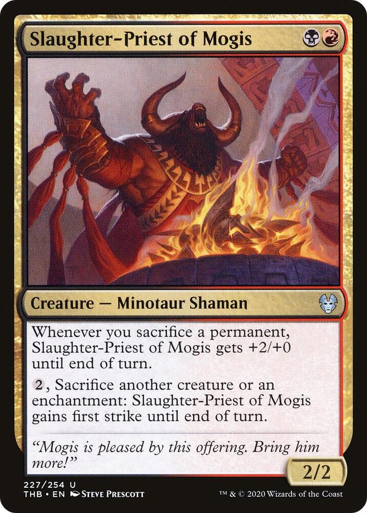 Slaughter-Priest of Mogis 227 card from Theros Beyond Death