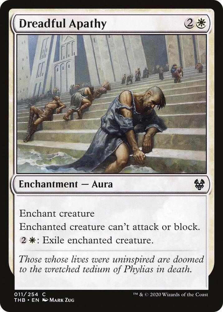 Dreadful Apathy 11 card from Theros Beyond Death