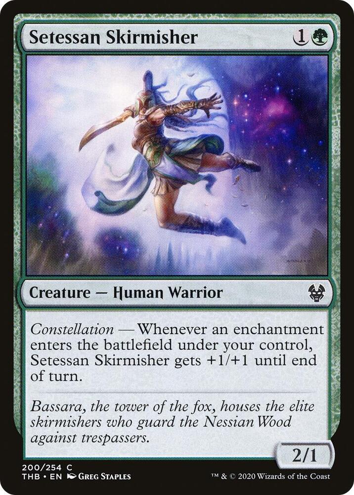 Setessan Skirmisher 200 card from Theros Beyond Death