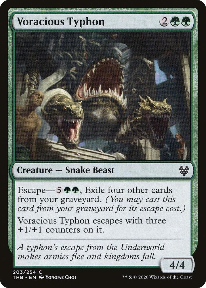 Voracious Typhon 203 card from Theros Beyond Death