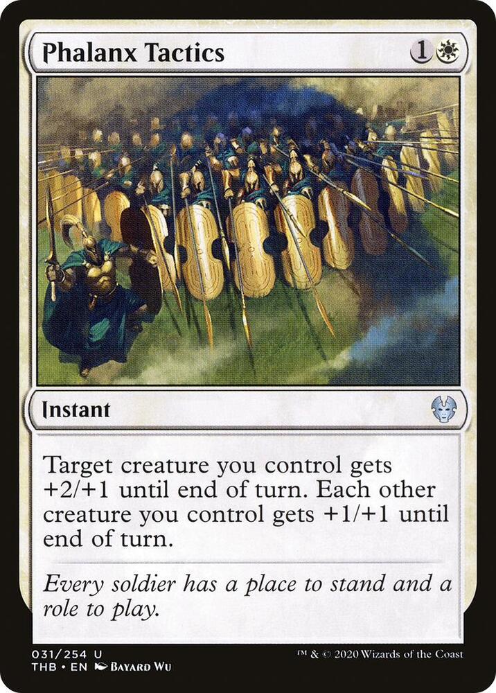 Phalanx Tactics 31 card from Theros Beyond Death