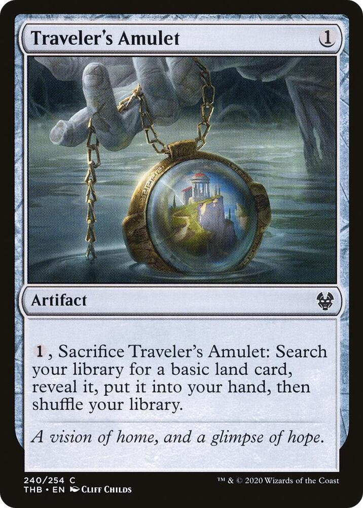 Traveler's Amulet 240 card from Theros Beyond Death