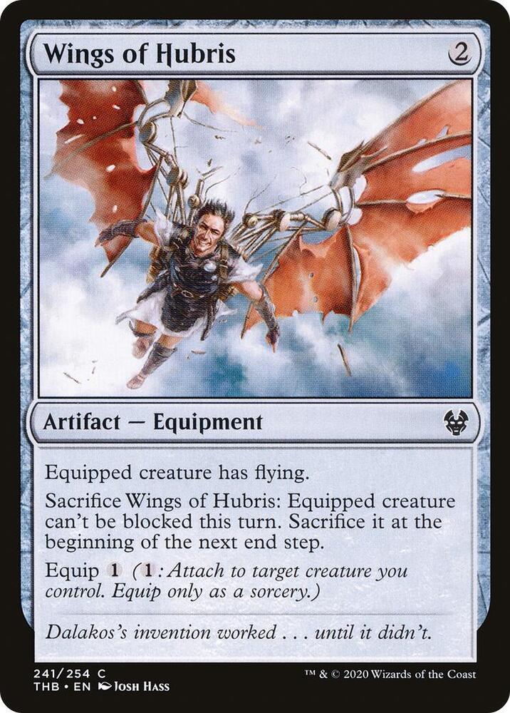 Wings of Hubris 241 card from Theros Beyond Death