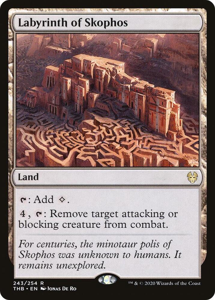 Labyrinth of Skophos 243 card from Theros Beyond Death